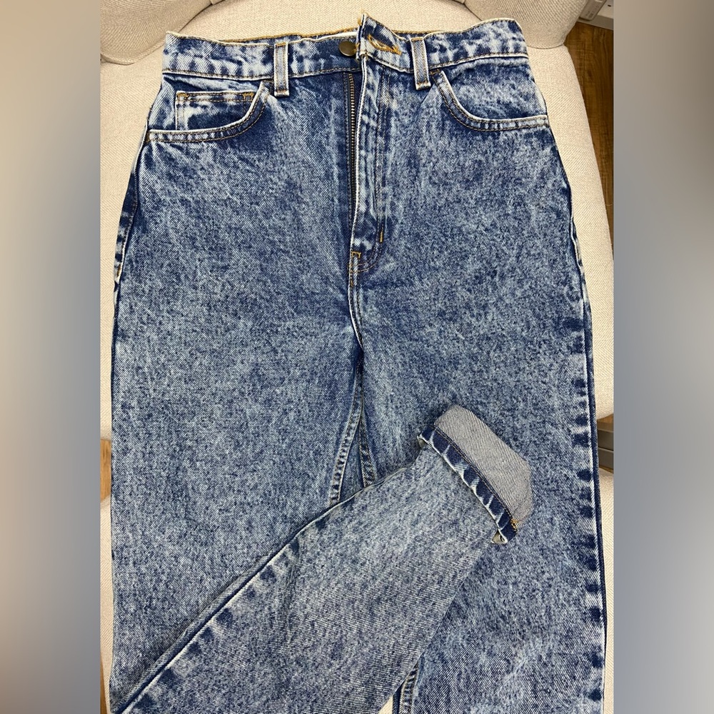 American Apparel the high waist jean